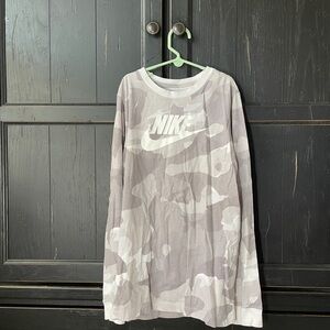 Boys Nike Camo Long Sleeve